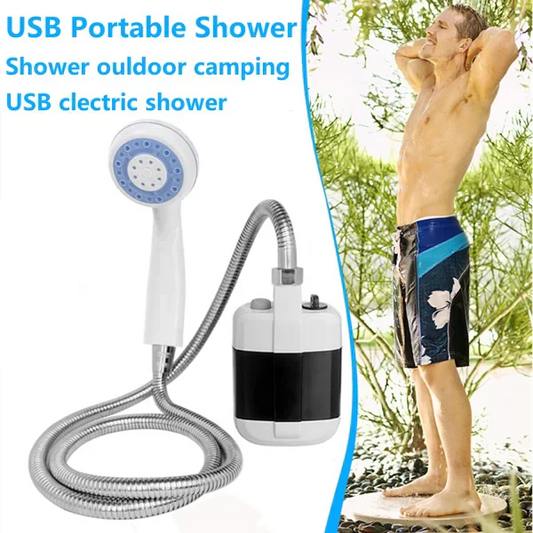 🚿 Douche de Camping Portable – Débit Réglable & Nettoyage Facile en Plein Air !