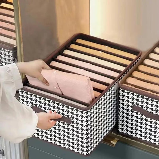 📦 ACHETEZ-EN 3, RECEVEZ-EN 2 GRATUITS ! 🏠 Boîte de rangement pliable pour vêtements – Peu encombrante, transparente et empilable, idéale pour organiser vos vêtements selon les saisons ✨