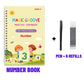 Cahier de calligraphie magique pour enfants