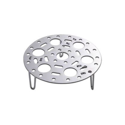 ✨ 1 acheté, 1 offert ✨ Support à vapeur argenté en acier inoxydable avec support pour la cuisson