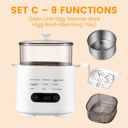 🎁Nouveau design 2026🥚✨Mini-ensemble multifonctionnel pour cuire les œufs avec écran tactile intelligent