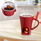 🧆🍫 Bol à fondue au chocolat en céramique – Un pur délice, résistant et durable ✨ Idéal pour les soirées conviviales 🍓 Pratique et facile à nettoyer.