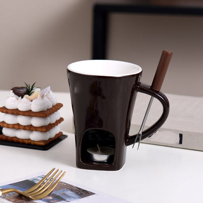 🧆🍫 Bol à fondue au chocolat en céramique – Un pur délice, résistant et durable ✨ Idéal pour les soirées conviviales 🍓 Pratique et facile à nettoyer.