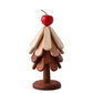 🌳 Dessous de Plat en Bois Forme Arbre - Étoile ou Pomme, Bois Naturel - Protection contre la Chaleur, Objet Décoratif Élégant