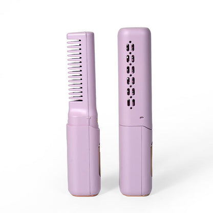 🎄Vente de Noël – Jusqu'à -50 % 💇‍♀️Peigne lissant sans fil portable (🎁Peigne lissant en forme de V)