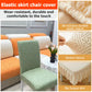 🌸 Housses de chaise en jacquard – Style bohème avec coussin intégré, protection anti-usure et antidérapante pour un renouveau instantané