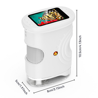 🔥Vente exceptionnelle O - Microscope de poche portable pour enfants - Le meilleur professeur d'un enfant