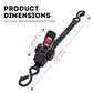 🔒🚚 50 % DE RÉDUCTION ! Sangle d'arrimage rétractable automatique à cliquet – rétraction automatique, tension par cliquet, double crochet. Charge maximale de 640 kg, sangle en polyester. Sécurisez facilement votre chargement ! 🛡️💪
