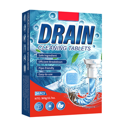 ✨ ACHETEZ-EN 2, OBTENEZ-EN 1 GRATUITEMENT ! 🚰 Pastilles déboucheuses pour canalisations – Déboucheur à action rapide – Sans danger pour les canalisations, élimine les cheveux et la graisse – N'endommage pas les canalisations 🔧