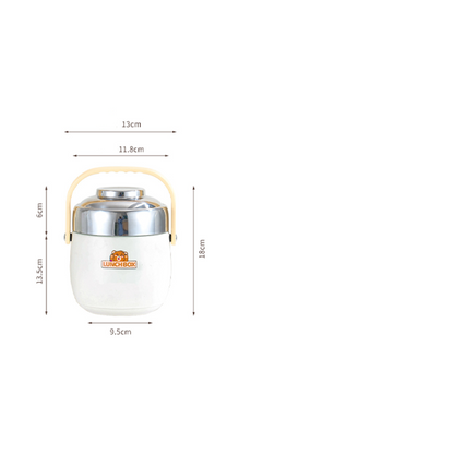 🥤 60% DE RÉDUCTION ! 🍱 Bocal Alimentaire Isotherme 1,5L en Acier Inoxydable – Garde Chaud/Froid 12h, Sans BPA & Couvercle-Bol Pratique 🍵