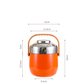 🥤 60% DE RÉDUCTION ! 🍱 Bocal Alimentaire Isotherme 1,5L en Acier Inoxydable – Garde Chaud/Froid 12h, Sans BPA & Couvercle-Bol Pratique 🍵