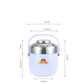 🥤 60% DE RÉDUCTION ! 🍱 Bocal Alimentaire Isotherme 1,5L en Acier Inoxydable – Garde Chaud/Froid 12h, Sans BPA & Couvercle-Bol Pratique 🍵