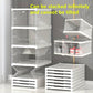 Boîte de rangement à chaussures intégrée – Installation sans outils, solide et étanche