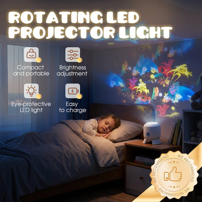 💐50% DE RÉDUCTION ! Projecteur LED Océan – Ambiance Aquatique pour Chambre & Salon 🌌🐟【Offre Limitée】
