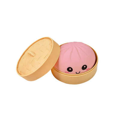🥟✨ Jouet Anti-Stress Ravioli Chinois avec Panier Vapeur • Anti-Stress Mignon 🤏