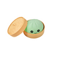 🥟✨ Jouet Anti-Stress Ravioli Chinois avec Panier Vapeur • Anti-Stress Mignon 🤏