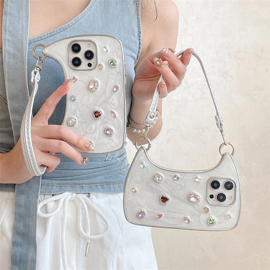 👜 Coque iPhone façon sac à main avec poignée, -50 % – élégante et protectrice 💥📱