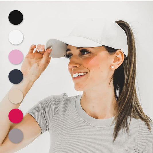 🔥50 % de réduction jusqu'à épuisement des stocks !🎉Casquette de baseball avec queue de cheval et fermeture magnétique