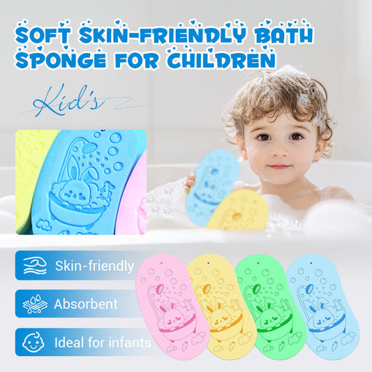 Éponge de bain douce et respectueuse de la peau pour les enfants