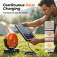 🌞 Ventilateur de camping portable brumisateur solaire – Rafraîchissez-vous partout, même hors réseau ! ⛺💨 Brumisateur rafraîchissant + oscillation large + télécommande – votre compagnon ultime pour le confort en extérieur. 🔋🌀