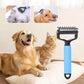 📢📢50 % DE RÉDUCTION !! ⏰Brosse de toilettage double face pour animaux