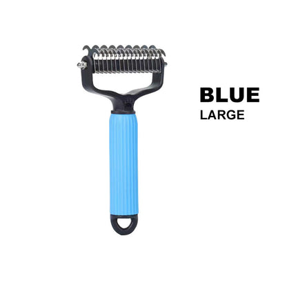 📢📢50 % DE RÉDUCTION !! ⏰Brosse de toilettage double face pour animaux