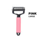 📢📢50 % DE RÉDUCTION !! ⏰Brosse de toilettage double face pour animaux