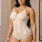 ✨ PROMO LIMITÉE -50% ! 💪 Body Gainant Zippé Femme – Compression 360° Ventre Plat, Fermeture Éclair + Crochets, Bretelles Amovibles · Noir & Nude · XS–3XL 🩱