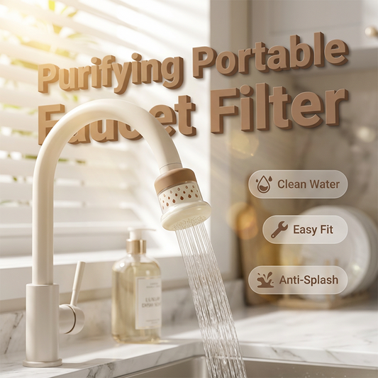 🔥 Aujourd'hui, -50 % ! 🚰 Filtre à eau portable pour robinet – compact, facile à installer et idéal pour le quotidien