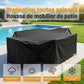 📢📢50 % DE RÉDUCTION !! ⏰Housse imperméable pour mobilier d'extérieur – Tissu Oxford 210D, résistant aux UV et au vent. Protège les salons de jardin, le mobilier de jardin et les coussins de la pluie, du soleil et de la poussière. 🪑✨