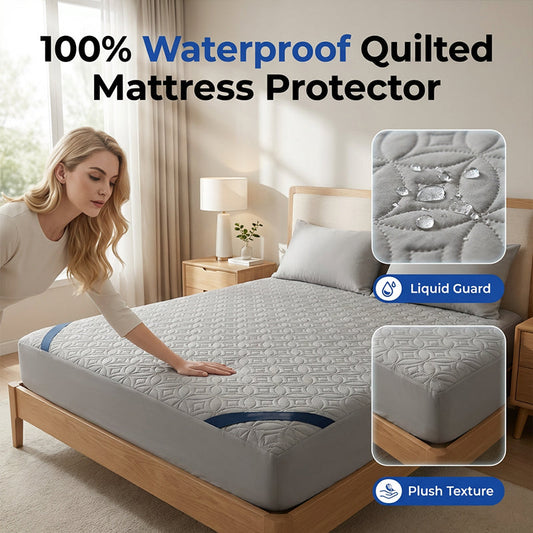 🛏️ 50% DE RÉDUCTION ! ✨ Tapis de Protection Premium pour Matelas – Imperméable, Respirant & Matelassé – Anti-Taches, Anti-Allergies & Anti-Acariens – Idéal pour Enfants, Allergiques et Tous les Ménages 🛡️💤