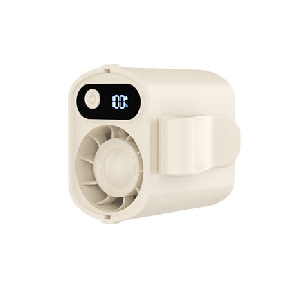 Ventilateur de taille portable à pince avec écran numériqu