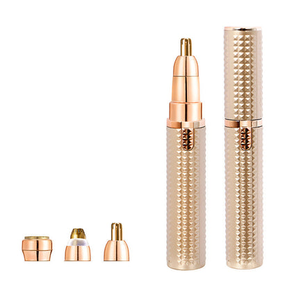 ✨ 50% DE RÉDUCTION ! 💇 Tondeuse À Sourcils Électrique Portable – Précision Absolue, 3 Têtes Interchangeables & Rechargeable USB – Idéale pour Sourcils, Nez et Corps 🪒💫