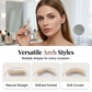 🔥Dernier jour — Plus vous achetez, plus vous recevez de cadeaux 😉 Un kit de pochoirs pour sourcils pour créer facilement des sourcils parfaits