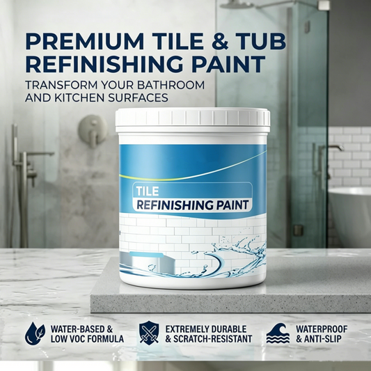 ⏳50 % de réduction pour une durée limitée⏰🎁Kit de peinture pour la rénovation des carrelages et des baignoires