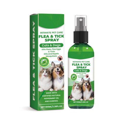 🍃Spray naturel contre les puces et les tiques pour chiens et chats🐾 Protégez votre animal de compagnie bien-aimé contre les parasites