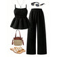 📢📢40% OFF !! ⏰Women's Casual Cami Top & Wide-Leg Pants Set