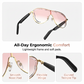 🔥 Stock limité – 75 % DE RÉDUCTION 🔥Lunettes audio Bluetooth 5.4 intelligentes – Lunettes musicales sans fil à oreille ouverte avec protection UV et appels mains libres