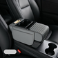 Coussin d'accoudoir de voiture, housse de console centrale 5 en 1 avec 2 sacs de rangement, porte-gobelet, emplacement pour boîte à mouchoirs, emplacement pour téléphone pour berlines, accessoires de voiture, organisateurs intérieurs