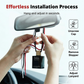 Diffuseur de parfum suspendu pour voiture | Désodorisant rechargeable