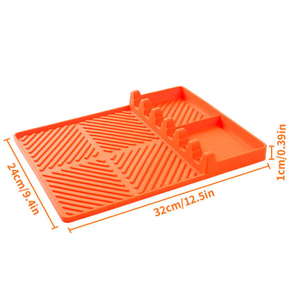 Tapis de cuisson en silicone pour étagère latérale