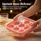 🌹 Fabriquez des glaçons en forme de rose époustouflants – Moule à glaçons en forme de rose (silicone alimentaire) 🧊