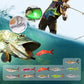 Leurre de pêche robotisé multi-articulé avec LED