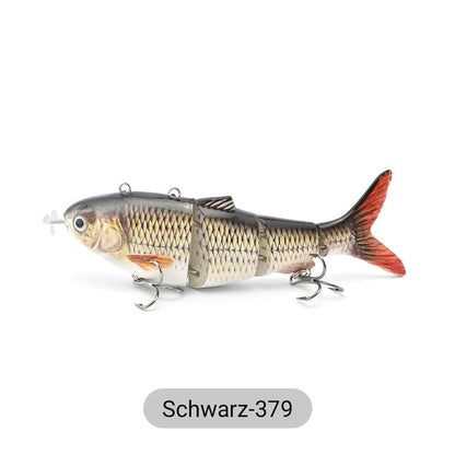 Leurre de pêche robotisé multi-articulé avec LED