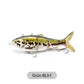 Leurre de pêche robotisé multi-articulé avec LED