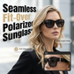 🏖️ Soldes d'été ☀️Grandes lunettes de soleil à porter par-dessus des lunettes de vue pour femmes💐