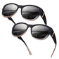 🏖️🔥 PROMO -50% ! Lunettes Soleil Polarisées Sur-Lunettes Femme – 9 Couches Anti-Reflets Eau Route Neige UV400, Grande Monture Glamour Hollywood, Matériaux Haute Qualité Charnières Renforcées · 4 Styles ✨