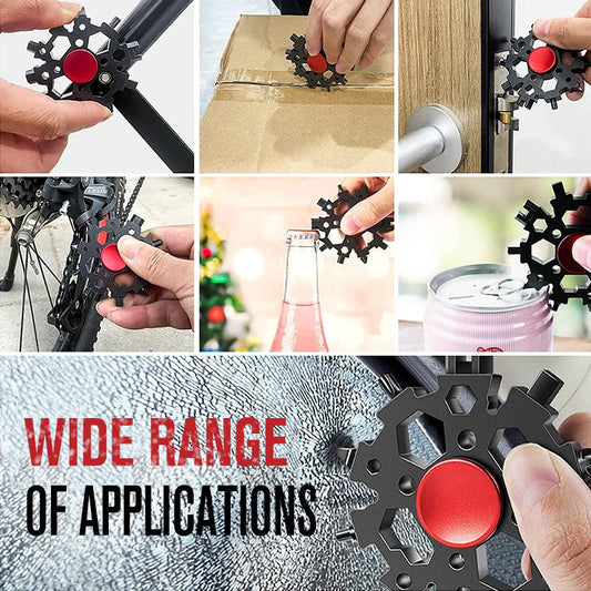 Clé multifonction à neige de type gyroscope pour le bout des doigts