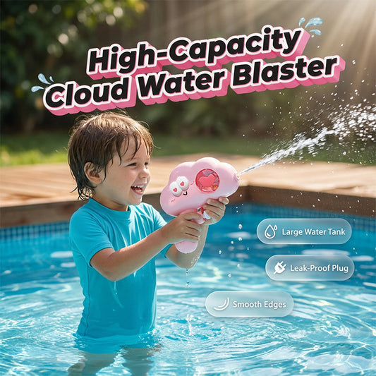 【1+1 gratuit】☁️💦Mini pistolet à eau en forme de nuage à pression