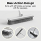 🎉Prix surprise ✨🧹 Brosse 2-en-1 pour joints et coins avec raclette